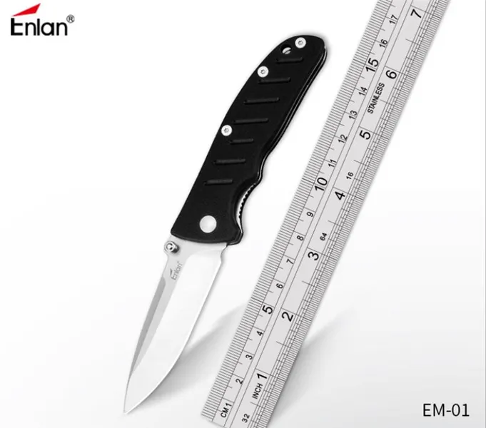 Enlan Bee EM-01 Mini Gentleman Klappmesser 8CR13mov Klinge G10 Griff Camping Jagd Outdoor EDC Werkzeuge