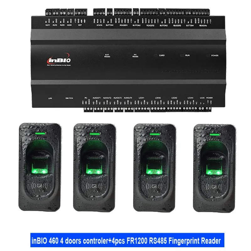 Control de acceso a la huellas dactilares Inbio 260 460 TCP / IP basado en IP Comunicación RS485 con 125kHz FR1200 lector impermeable