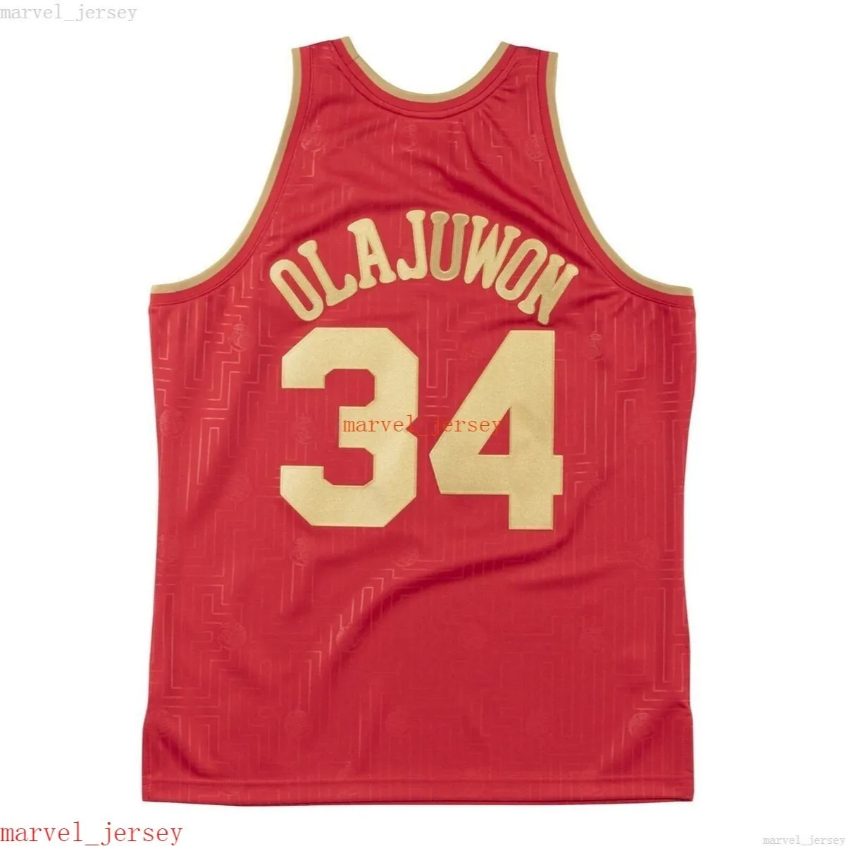 Niestandardowy zszyty Hakeem Olajuwon 1994-95 Chińskie Jersey XS-6XL Męskie Jersele Basketball Koszulki