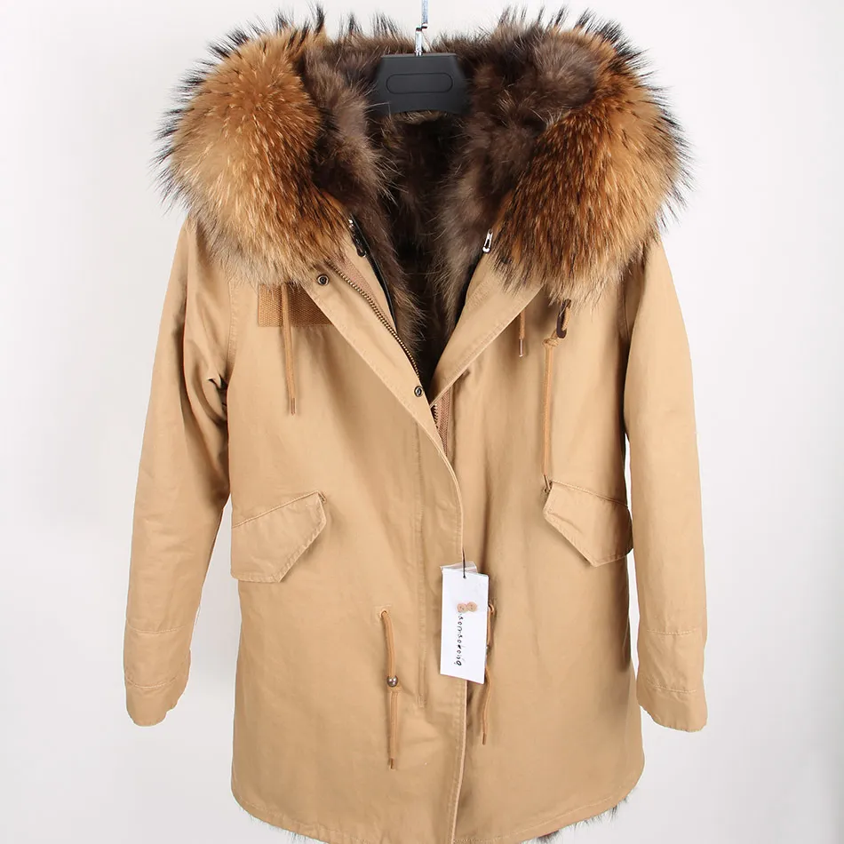 Mens raccoon on sale fur parka