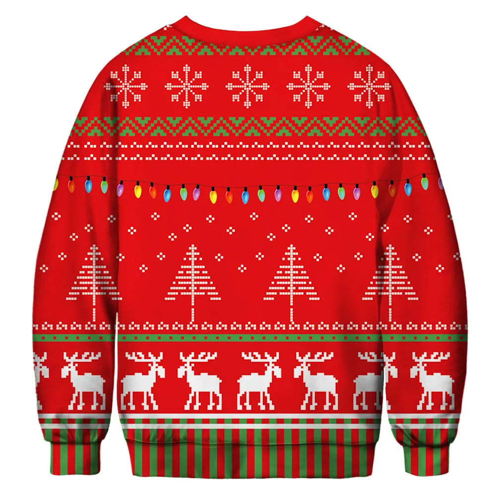 Горячая распродажа смешной уродливый рождественский свитер унисекс мужчины женщин отдых пуловер свитера джерси гомбе новинка осень зима одежда 201203