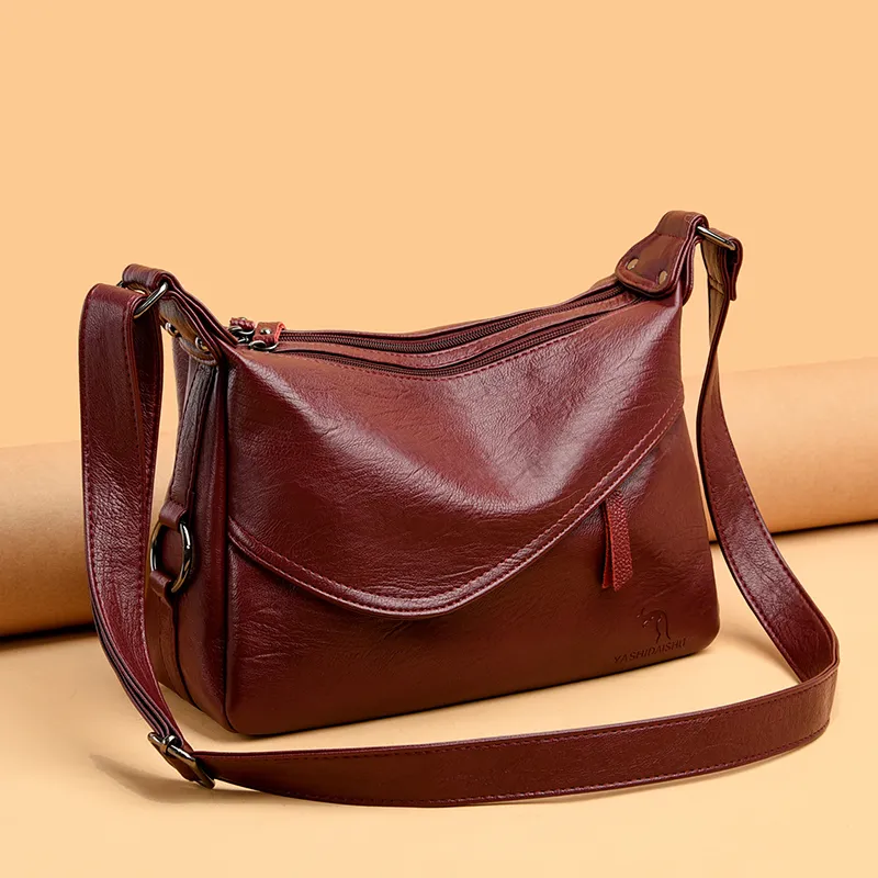 HBP Nieuwe Hoge Kwaliteit Lederen Luxe Handtassen Dames Tassen Designer Schouder Crossbody Tassen Voor Vrouwen 2020 Bolsa Feminina Sac A Main9Q89