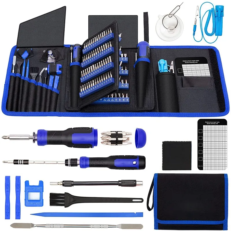190 in 1 Precision Screwdriver Set with 164 Bits Magnetic Repair Tool Kit for iPhone,Computer,Xbox,PS4,Nintendo,Laptop,Tablet,Game Console