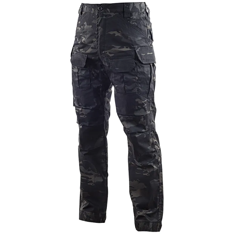Сектор семь военных многогранников грузовые брюки темные камуфляжные регулярные тактические брюки активные мужские брюки LJ201104