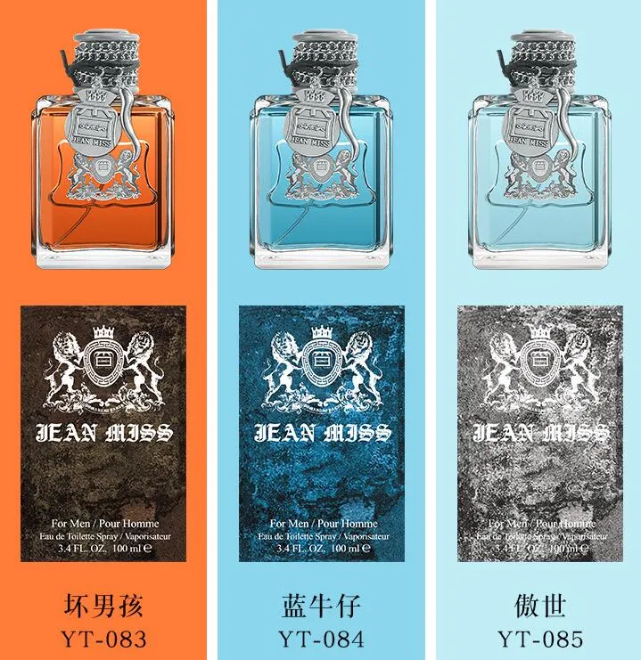 Piękny Guoya Orange Ruffian Dirty Words Bad Boy Perfume Men's Clear Natural Długujący długotrwały sprayem toaletowym 100 ml 0368