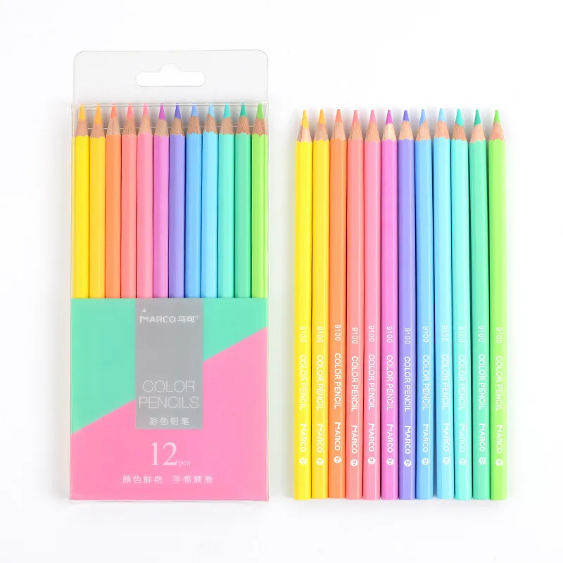 Andstal Marco 12/24 Macaroon Oil Pastel Color Pencil Non-toxic