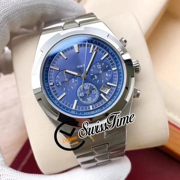Venta Nuevo 5500V 5500V/110A-B148 Esfera azul A2813 Reloj automático para hombre Pulsera de acero inoxidable STVC (Sin cronógrafo) Relojes para caballero SwissTime.