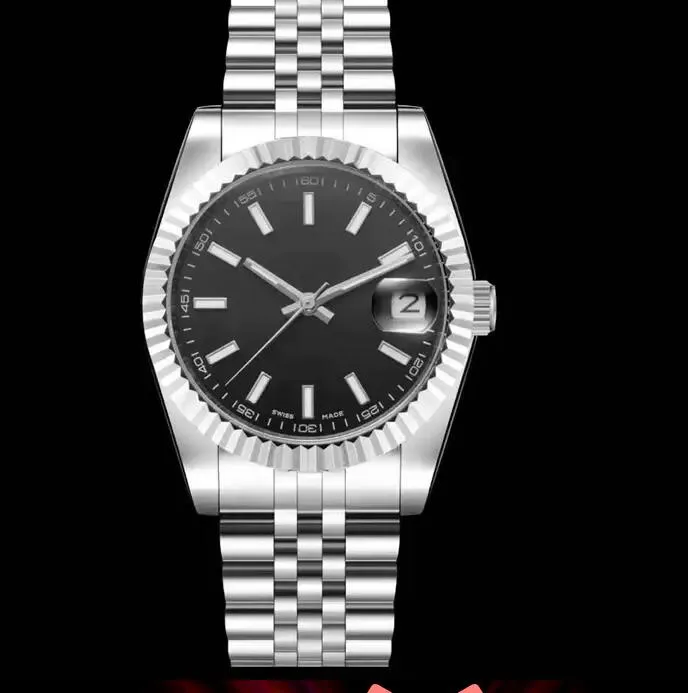 남성 시계 자동 기계식 시계 사파이어 유리 41mm 슈퍼 빛나는 방수 희귀 스테인레스 스틸 스트랩 맨 손목 시계