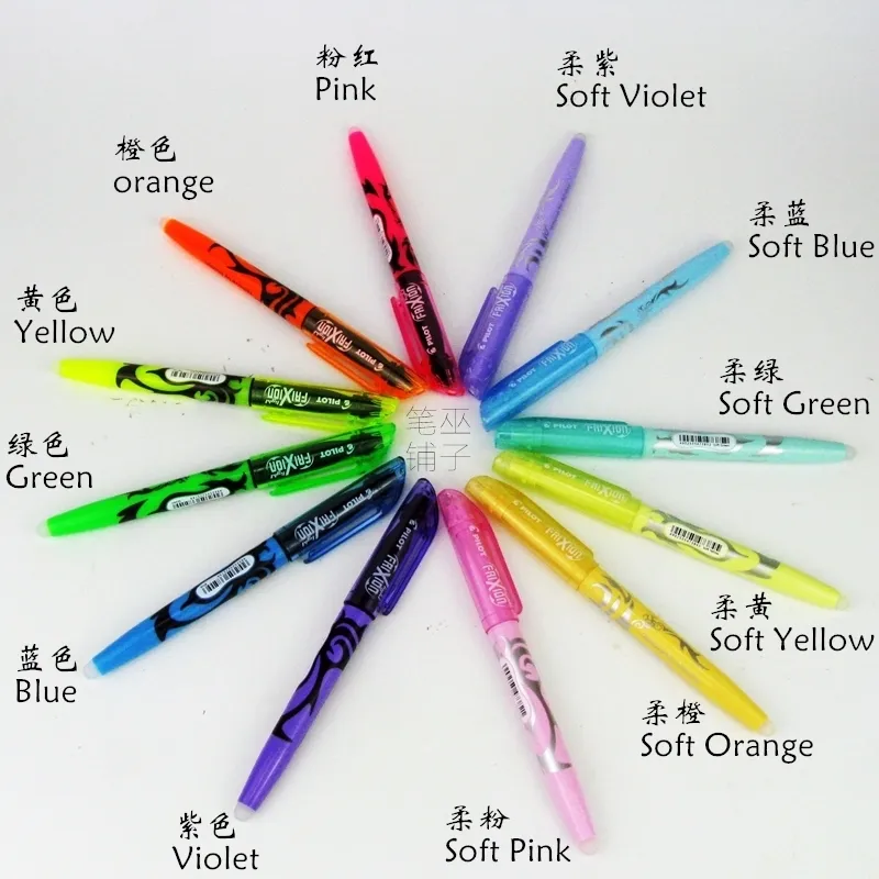 Wholesale Pilot FriXion Markers Set Of 6 Pastel Cute Highlighter