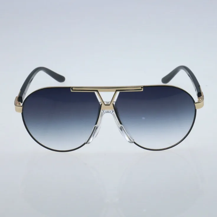 패션 브랜드 디자인 금속 대형 oculos 드 솔 태양 안경 큰 크기 여자 남자 선글라스 만 선글라스 금속 선글라스