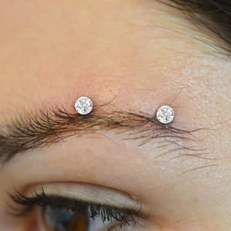 Eyebrow piercing studs 2025
