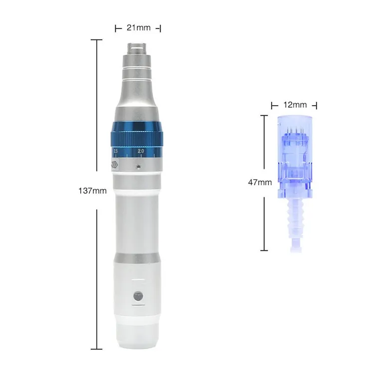 Acne Litteken verwijderen Accessoires Micro Naald Dr.Pen Elektrische Draadloze Oplaadbare Facial Derma Roller Huidverzorging Anti Aging Auto Microneedling Beauty Machine