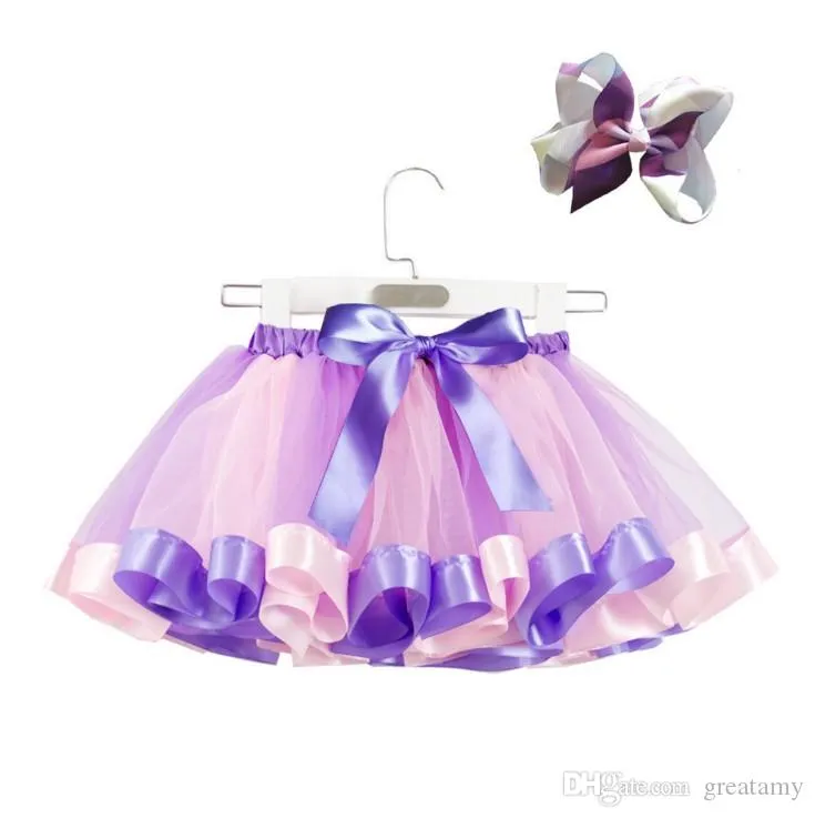 CG001 Rainbow Colors Girls Dresses Plus Size Ruffled Puffy Tutu Skirts For  Toddlers Dance Party, Holiday, Flower Girl Dress From Promotionspace, $5.44 