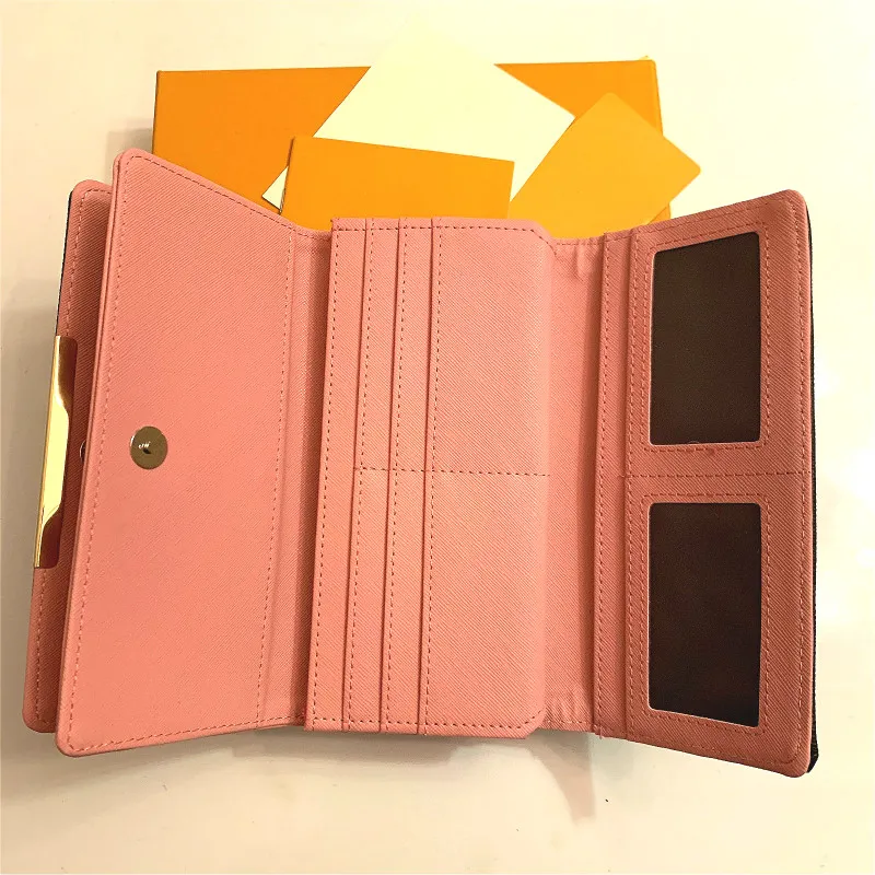 free shpping Wholesale  lady long wallet multicolor designer coin purse Card holder original box women classic zipper pocket