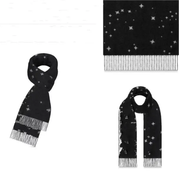 Écharpe en laine au design classique pour hommes et femmes, écharpes en cachemire d'hiver, motif de grandes lettres, Pashminas, châles, 192g, 2021