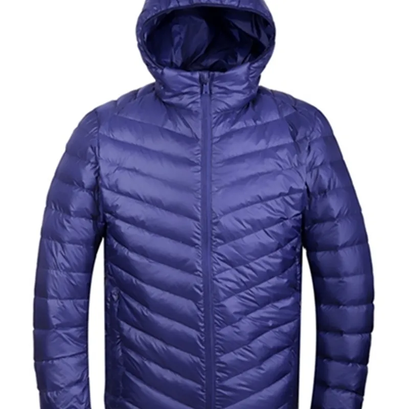 NOWOŚĆ UltraLight Men 90% biała kaczka w dół kurtka zimowa kaczka wodna wodoodporna w dół parkas puffer wierzchnia kurtka mens 201209