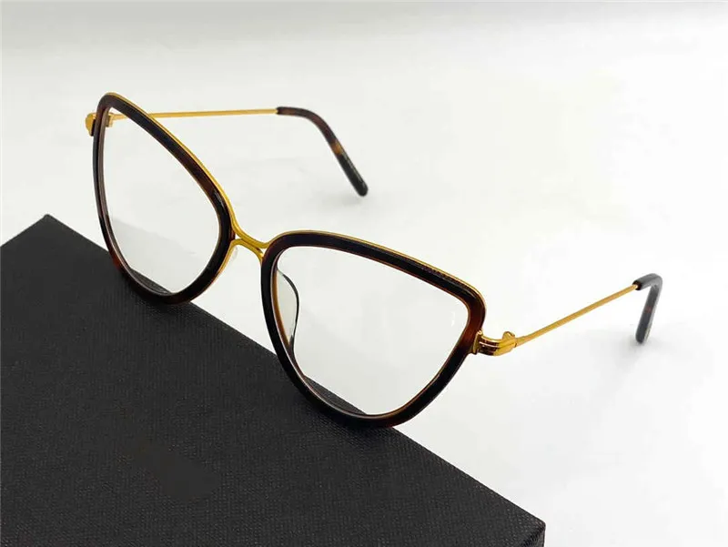 0814 New female men glasses electroplating retro cat glasses frame glasses men simple popular style top quality advanced packaging