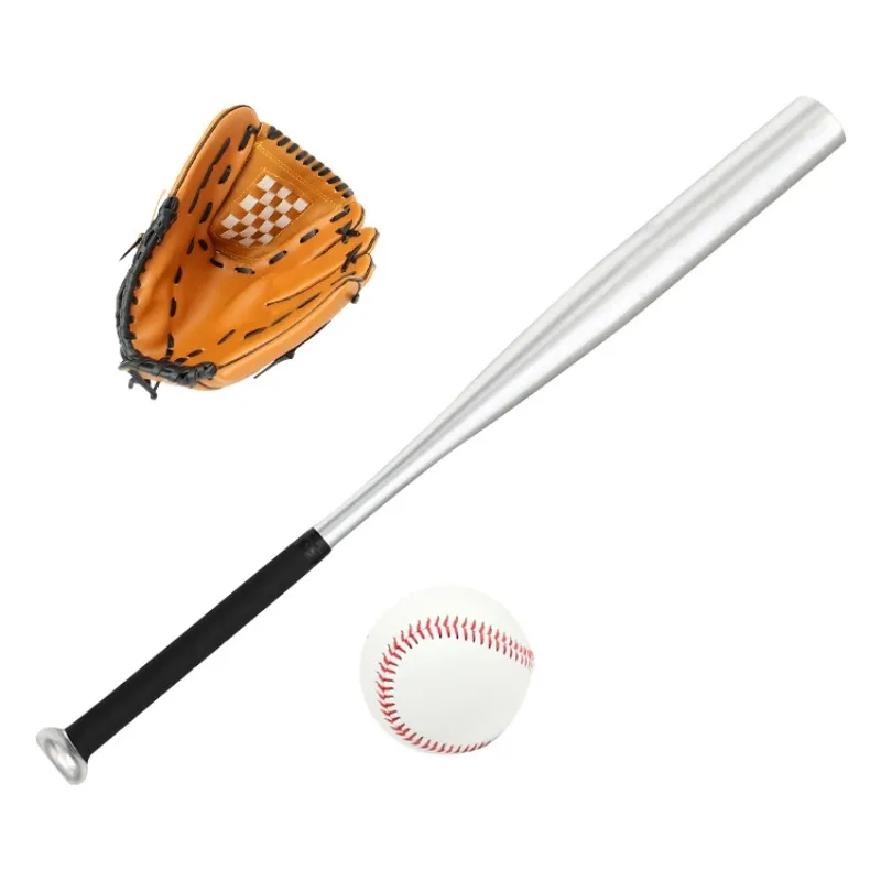 Children 61cm Sport Soft Baseball Bat/Glove/Ball Set for Kids Softball Glove Healthy Sport For Children Educational Sports Q0114