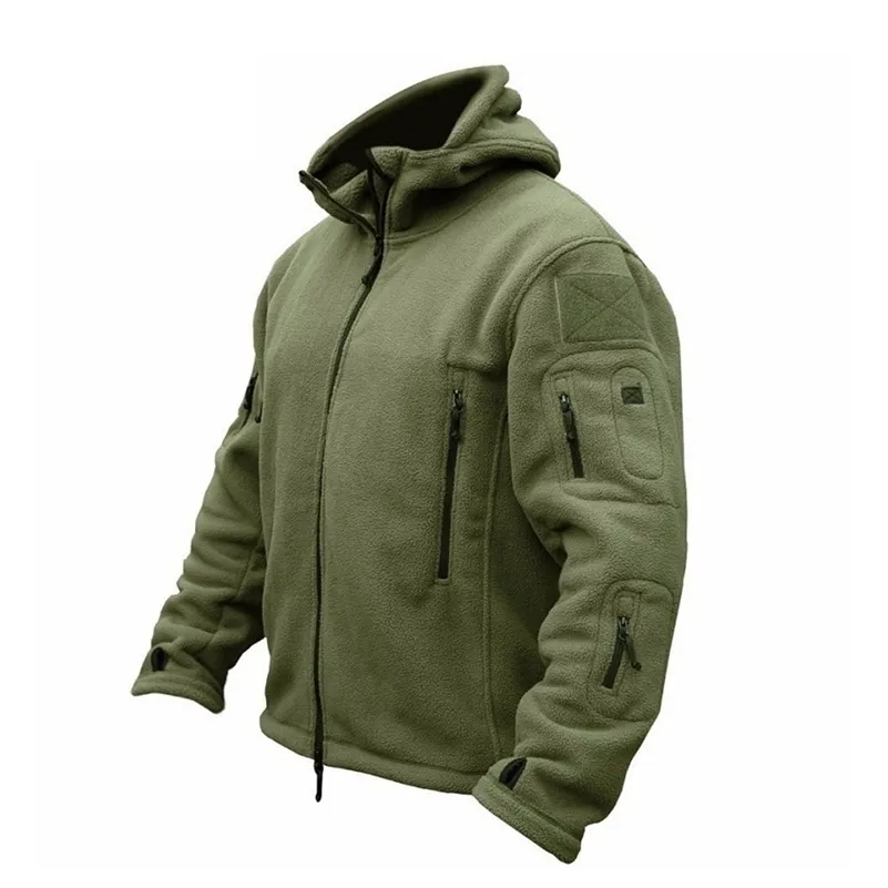 ZOGAA Marque Militaire Hommes Polaire Tactique Veste En Plein Air Thermique Respirant Sport Randonnée Polaire Veste Manteau Hommes Vestes et Manteaux 201103