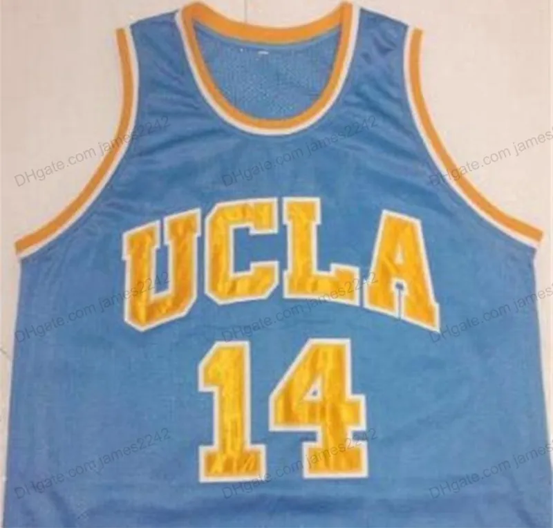 Custom Retro 14 Zach LaVine Westbrook UCLA Bruins Basketball Jersey Men s Stitched Green Any Size 2XS 5XL Name And Number