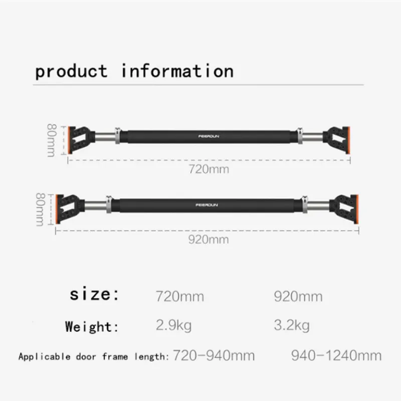 Xiaomi Youpin MIJIA FED Wall Horizontal Bar Pull-up Device Stable Safety Non-slip Automatic Indoor for xiaomi Sports Fitness Tools to US