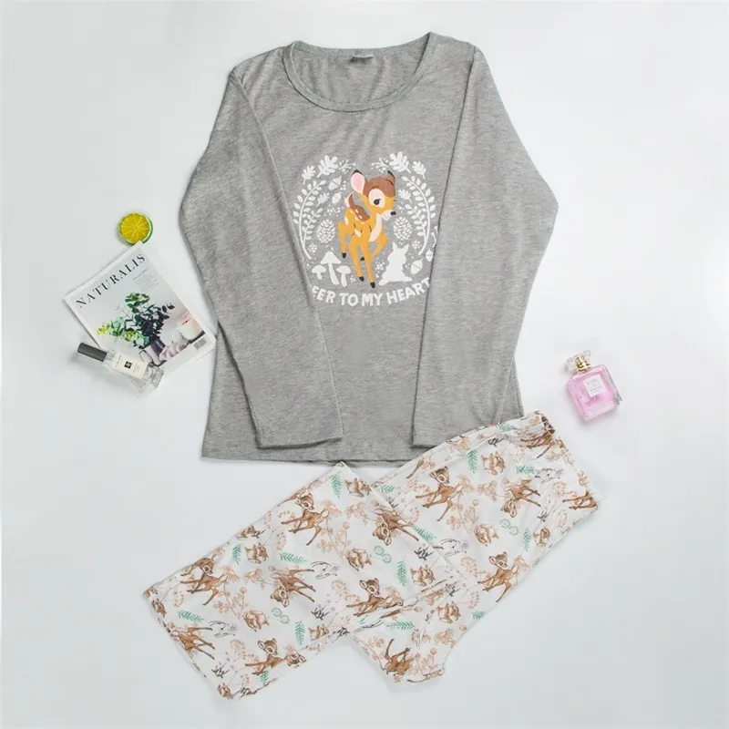 Sabio Aislante canal Pijamas Para Mujeres De Manga Larga Pijama Set Mujeres Dibujos Animados  Pijamas Mujeres Impreso Algodón Mujer Pijamas Sleepwear 201027 De 18,61 € |  DHgate