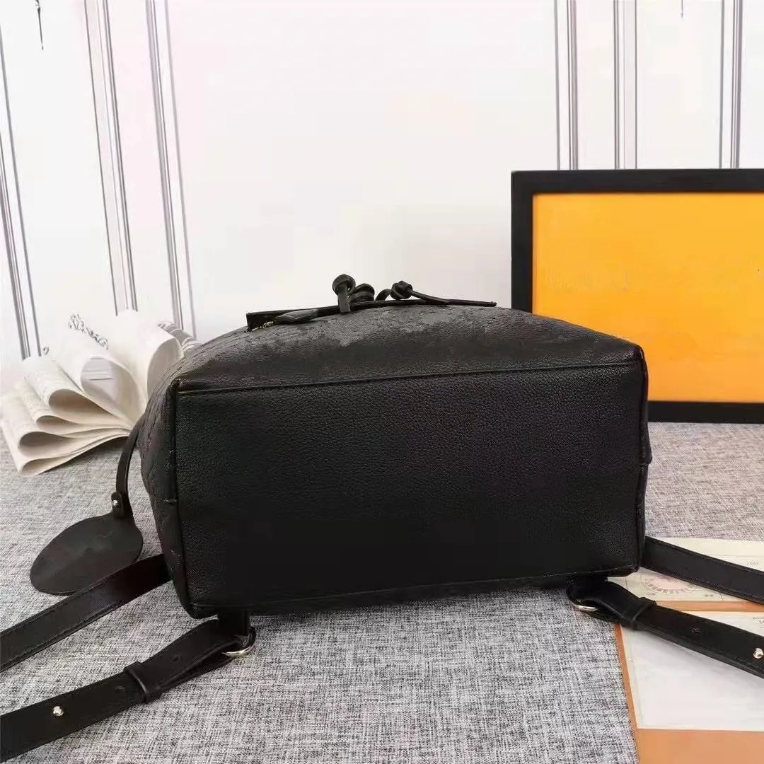 Luxe Merk Rugzak Vrouw Tas Klassieke Bruin Bloem Mode Handtas