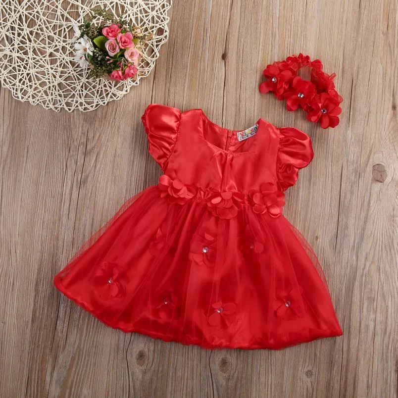 Vestido rojo para 2025 bebe
