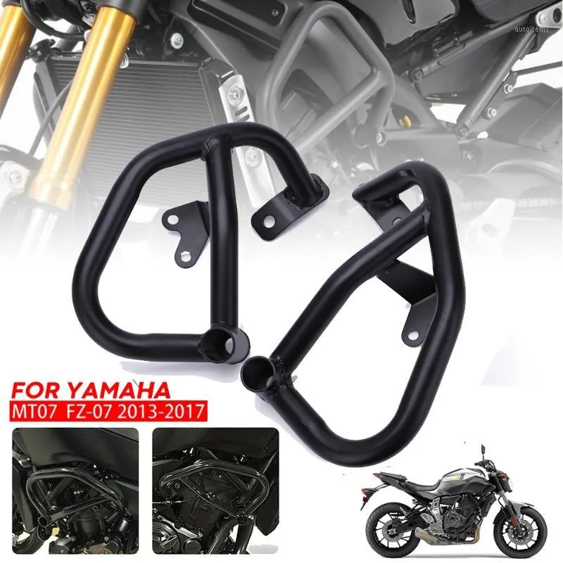 Бампер Guard Crash Bars Protector Steel для MT07 MT-07 2013-2020 FZ07 FZ-07 2020-2020 Мотоцикл