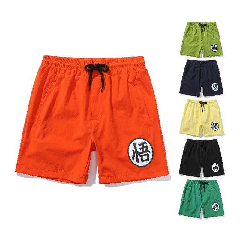 Text Kurze Basketball Masculino Casual Einfarbig Chinesischen Stil Bermuda Fracht Mode Kleidung Große Größe männer Mann Kilt S-3XL G220223