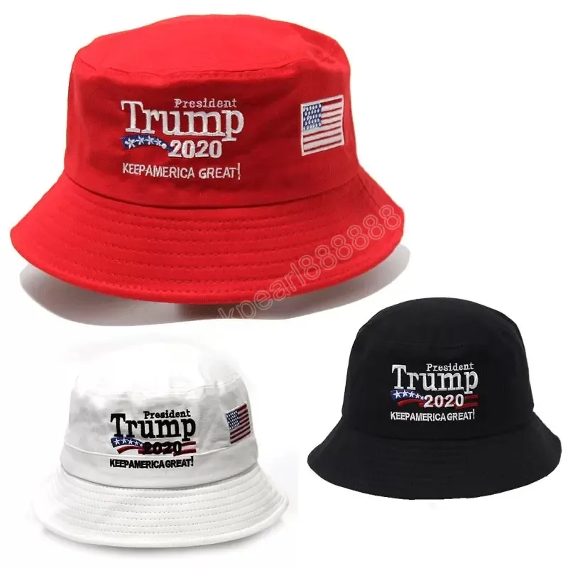 Donald Trump Cap America Great Bucket Hatsスナップバック帽子刺繍スターレターアメリカ大統領選挙パーティーハット