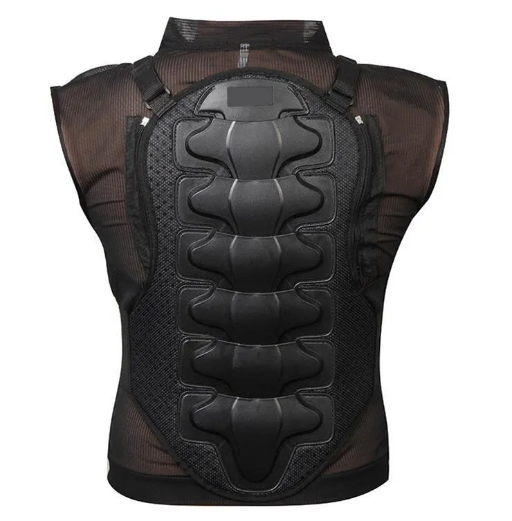 Moto Motorcykeljacka Kroppsskydd Skidåkning Body Spine Chest Back Protector Protective Gear for Lady and Man