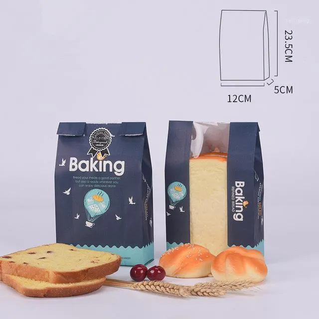 Décorations de Noël 12pcs sac en papier kraft sacs-cadeaux bonbons biscuits pain noix avec autocollants de sceau de noël pour biscuits collation cuisson paquet1