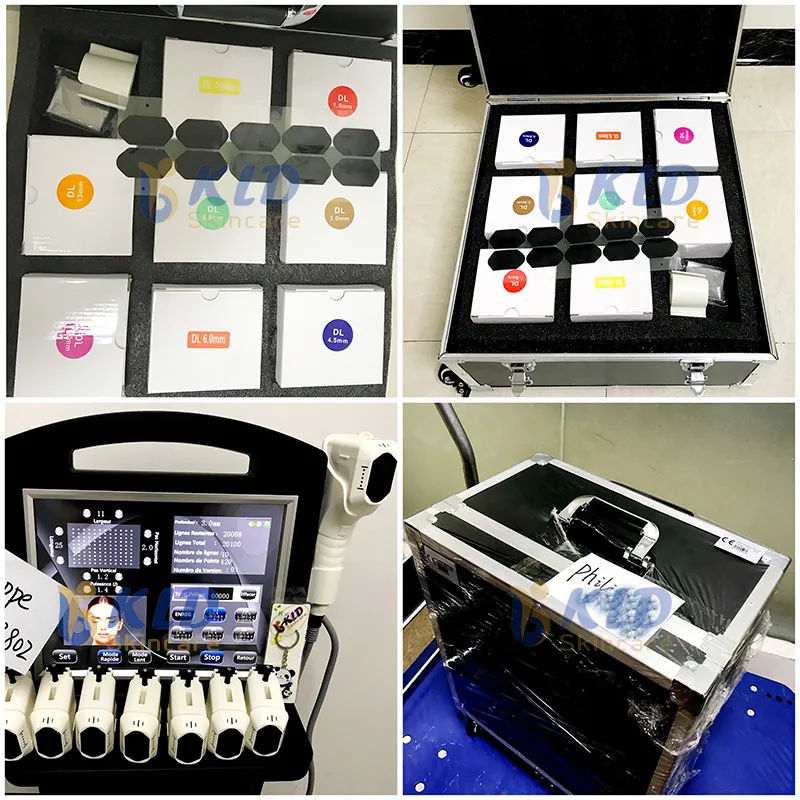 2022 professional 4d 3D hifu face and body Equipment cartridges for skin lift tighten slimming