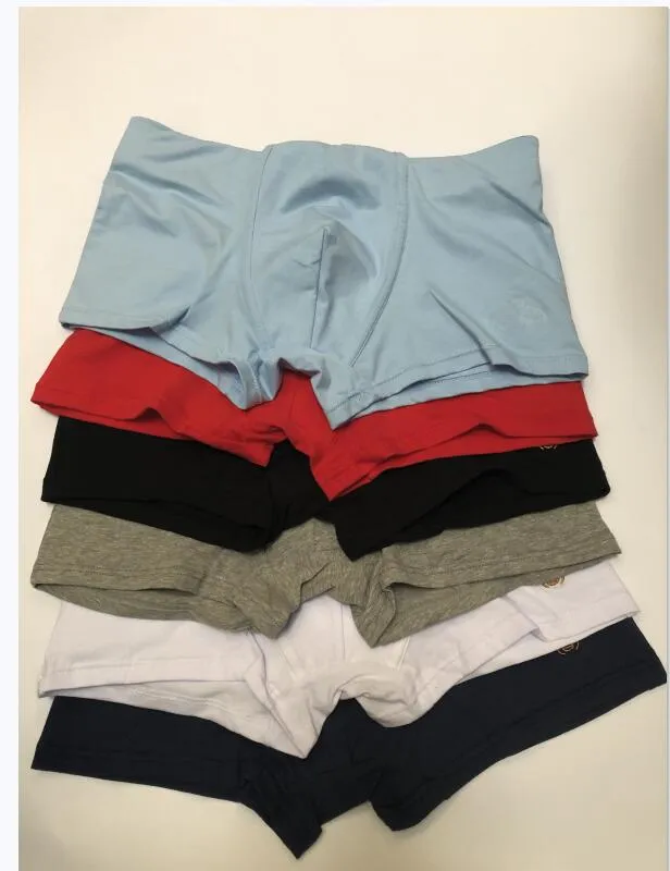 6 pecs/lot 2020 Herren Designer Boxer Marken Unterhosen Sexy Klassische Herren Boxer Casual Shorts Unterwäsche Atmungsaktive Baumwolle Unterwäsche