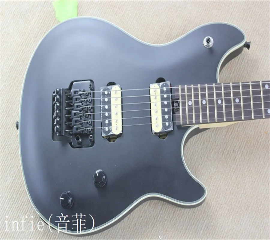 2021 sıcak satış özel dükkan gül ağacı siyah 6 dizeleri elektro gitar wholeasle Fiyat