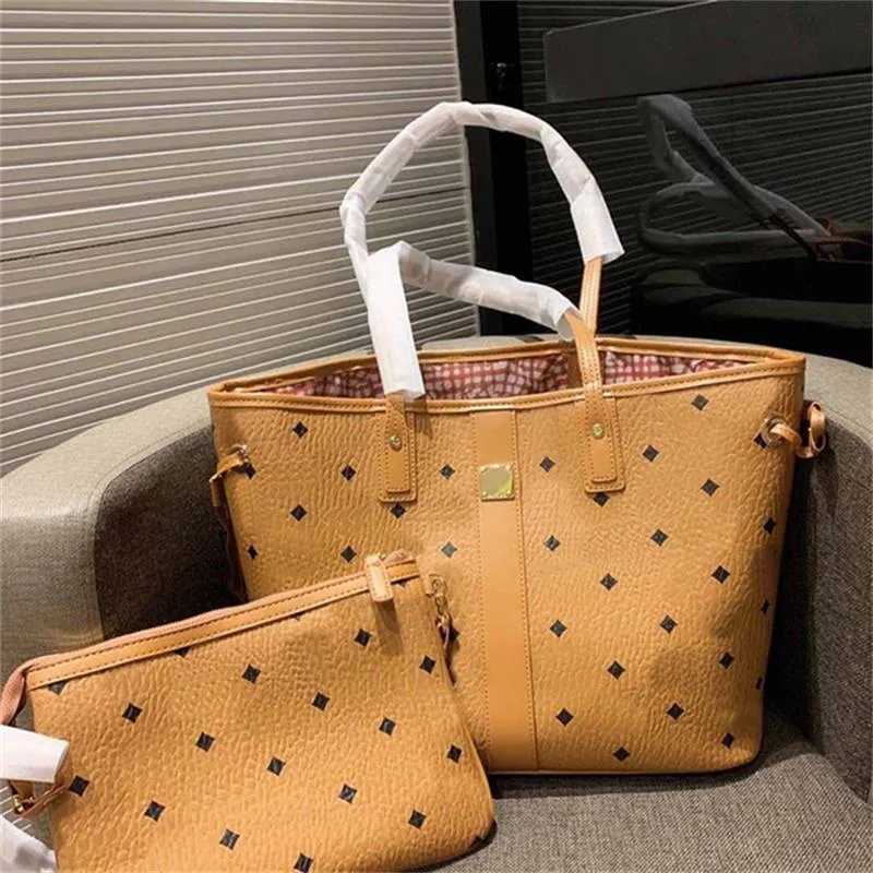 Roze sugao stijl designer lady tote vrouwen schoudertassen hoge kwaliteit lederen draagtas mode vrouwen portemonnee grote handtassen 2 stks/set