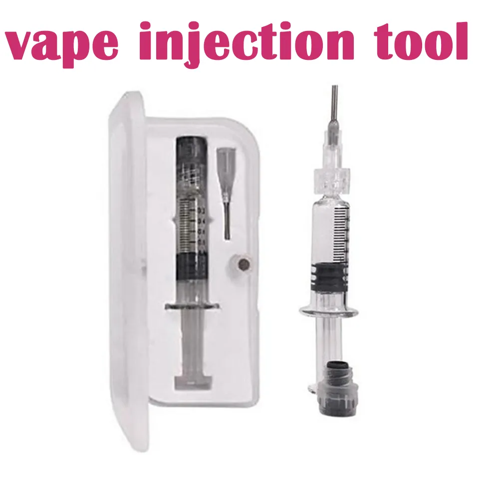 Luer Lock Glass Syringes Filling Tool E Cigarette Accessories 1.0ml