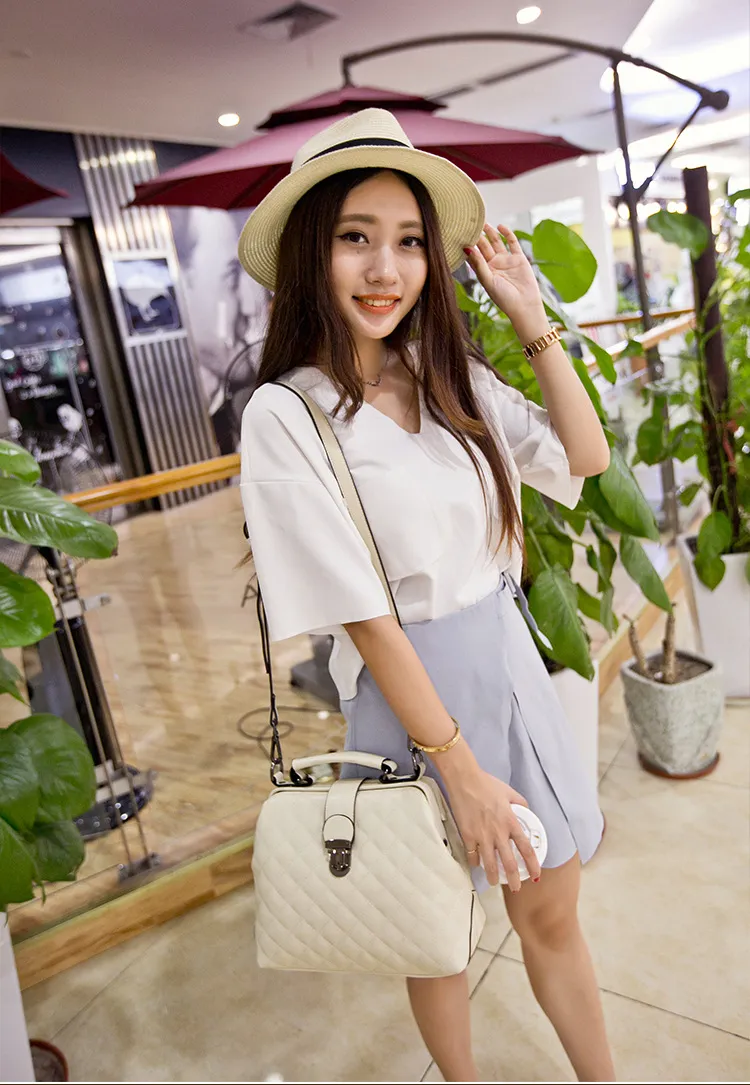 HBP Handbag Doctor bag Shoulder Bags messenger bag purse new Designer woman bag simple Retro fashion Casual