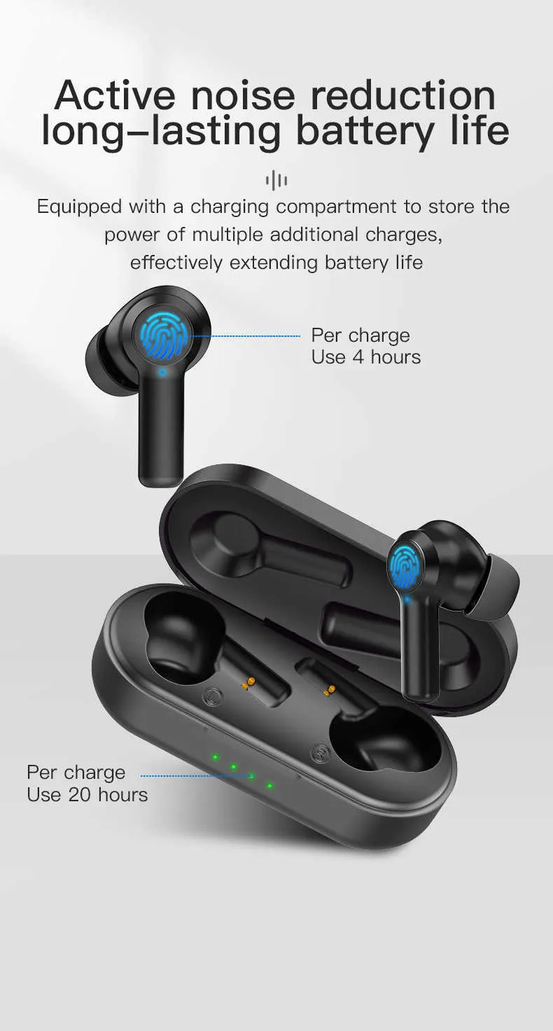 W20 Wireless Headphone Cell Phone Earphones Stereo Sports
