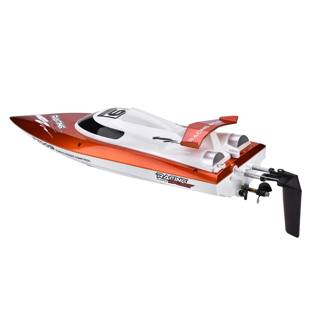 2.4 GHz ad alta velocità Racing Yacht Remote Control Ship Mosquito Artigianato Acqua Raffredato Speedboat Hobby RC Speed ​​Boat Toy Model per bambini