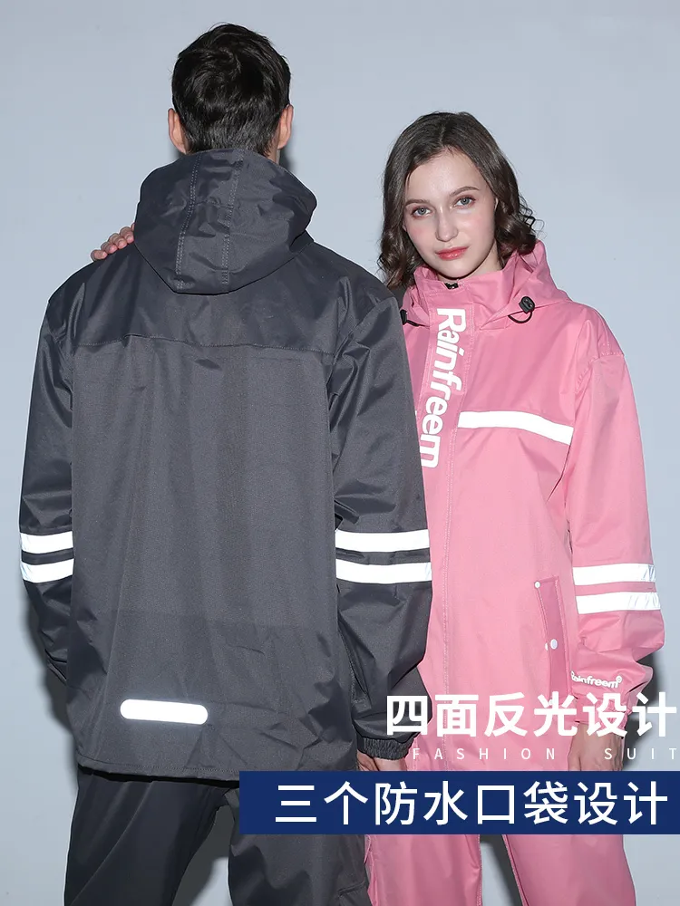 Amazon.com: DFANCE Motorcycle Rain Suit Waterproof Rain