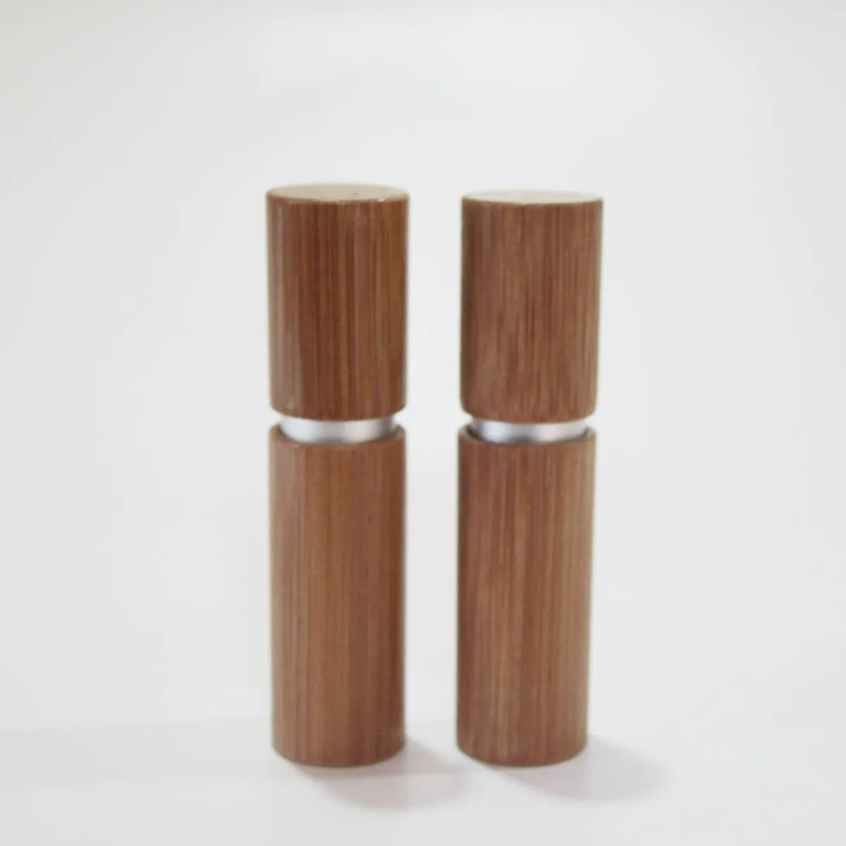 4g Gold Silver Bamboo Lipstick Tube Top Grade Lip Balm Sub Package DIY Empty High-end Container