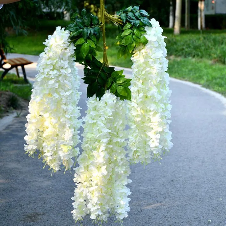 Verschlüsselung Simulation Wisteria Dekorative Blumen Hochzeit Dekoration Bogen Requisiten Einkaufszentrale Decken Blume