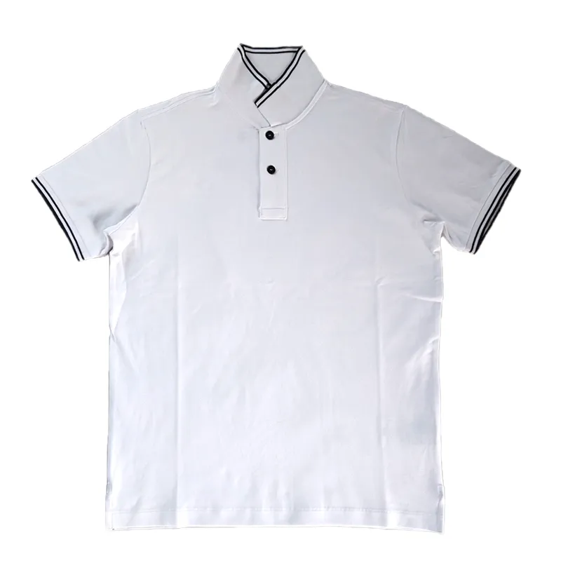 Camisa polo masculina jaqueta esportiva de verão curta com macacão de camiseta de lapela de algodão grande