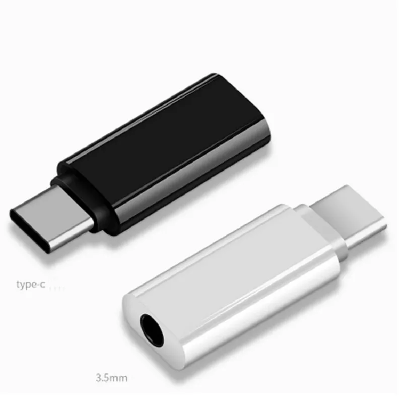 USB Type C To 3.5mm Jack Adapter Earphone Aux Audio Cell Phone Adapters Cables Converter