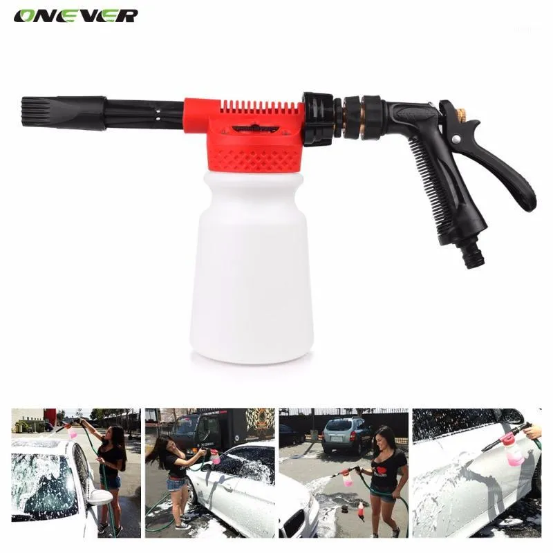 Laveuse de voiture entière haute pression mousse à neige pistolet à eau Profession nettoyage de voiture pistolet à mousse lavage Foamaster pistolet eau savon Shampo2418