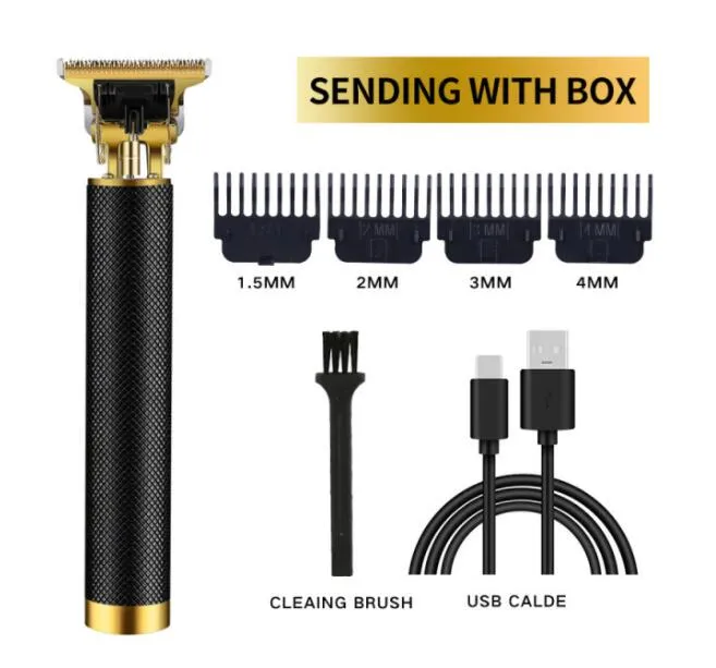 Máquina de cortar cabelo homem 0mm barbeador aparador para barbeiro profissional barba recarregável máquina de corte de cabelo