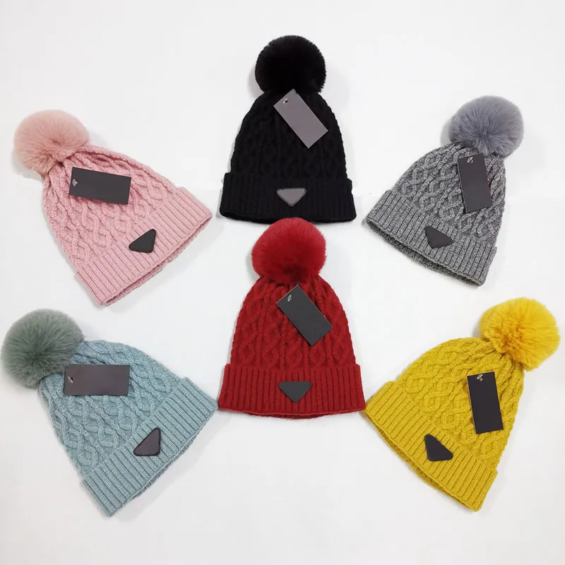 Marke Winter Gestrickte Mehrfarbige Schädeldecke Erwachsene Casual Hip Hop Hut Frauen Männer Beanie Cap Unisex Einfarbig Warm Halten Elastische hüte