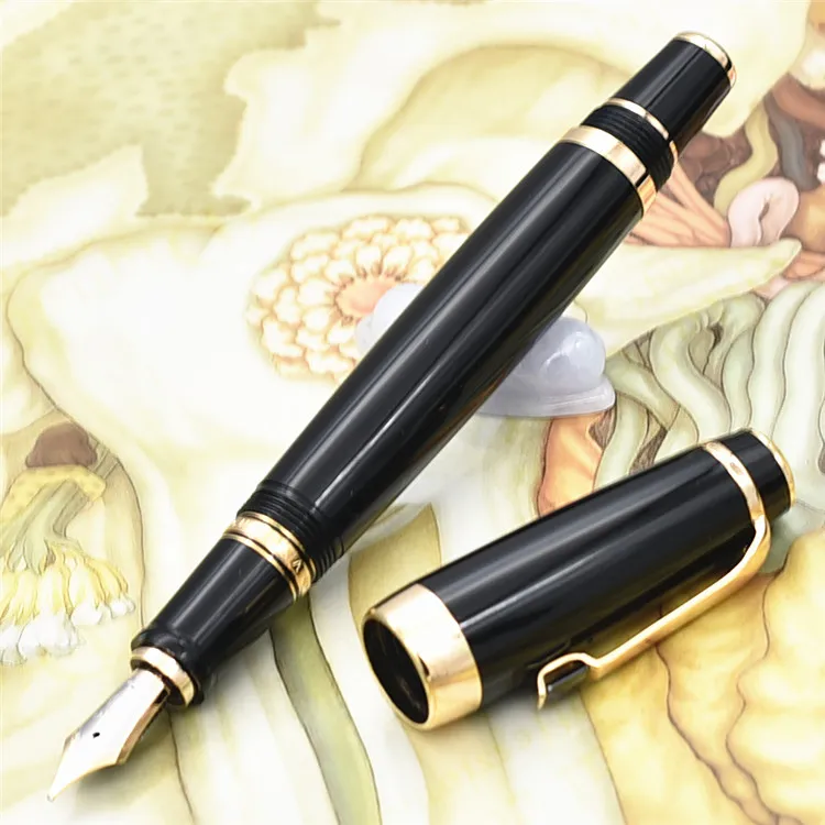 s supplies pens Bohemian series Ballpoint pen resin Rollerball pen with white star inlay with number on pen cilp295U